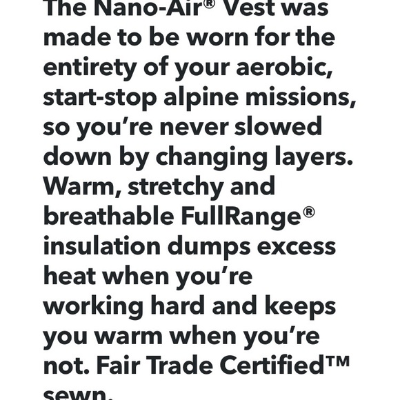 PATAGONIA MENS XXL NANO-AIR VEST LIGHT BLUE/YELLOW - Picture 4 of 16